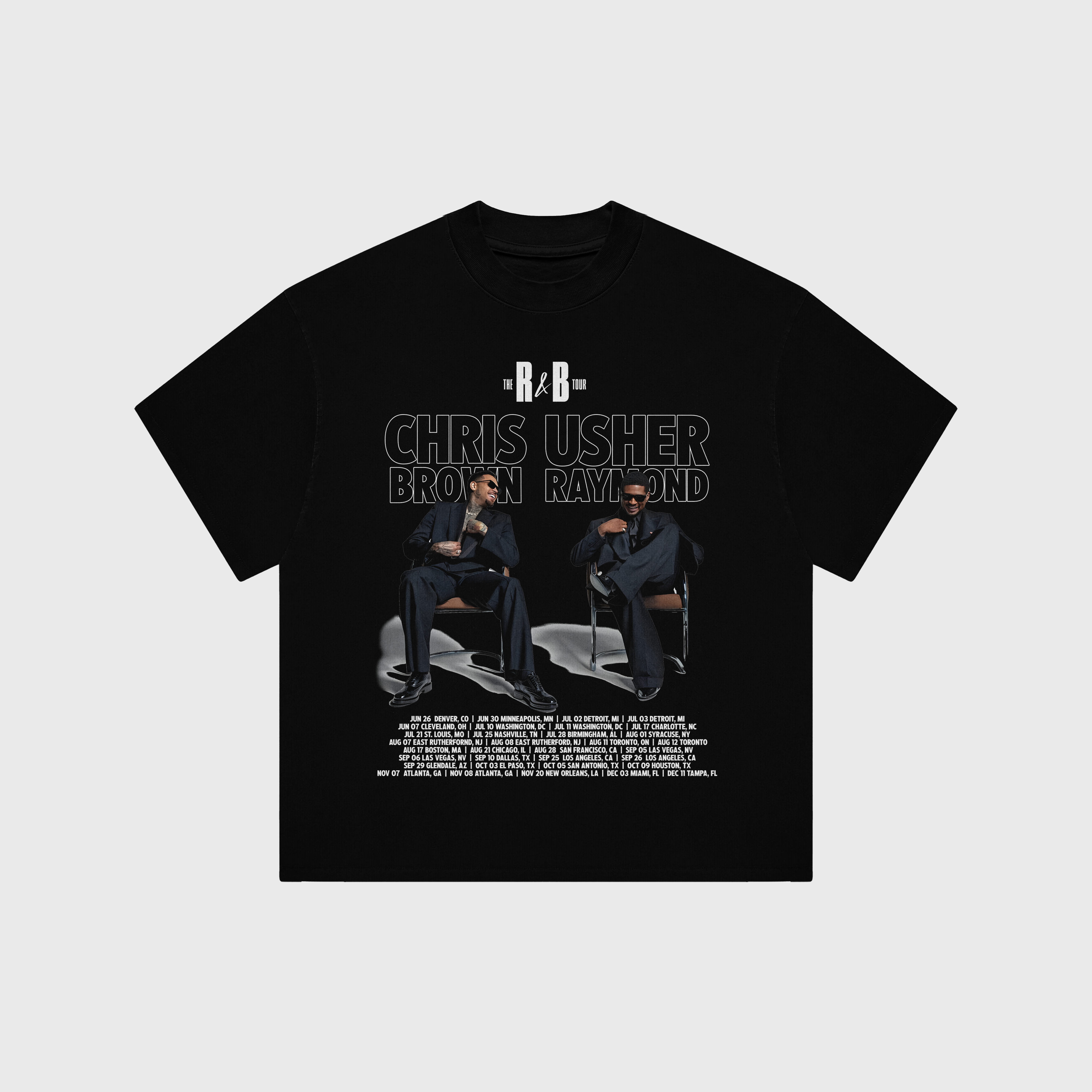 CHRIS BROWN & USHER GRAPHIC TEE